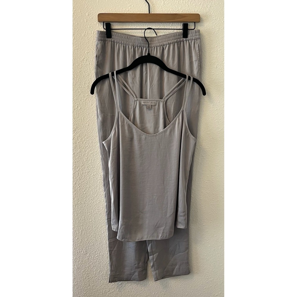 Barefoot Dreams Women's Pajama Set in Light Gray